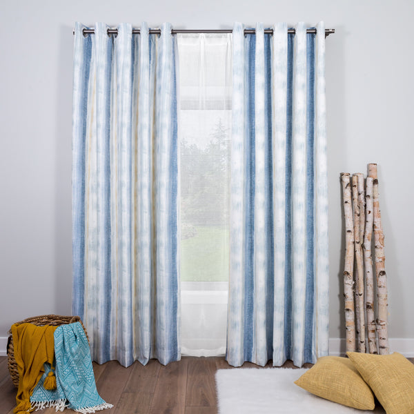 Blue curtains for nursery