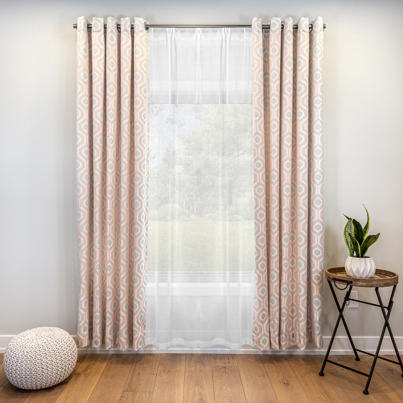 pastel geometric curtains
