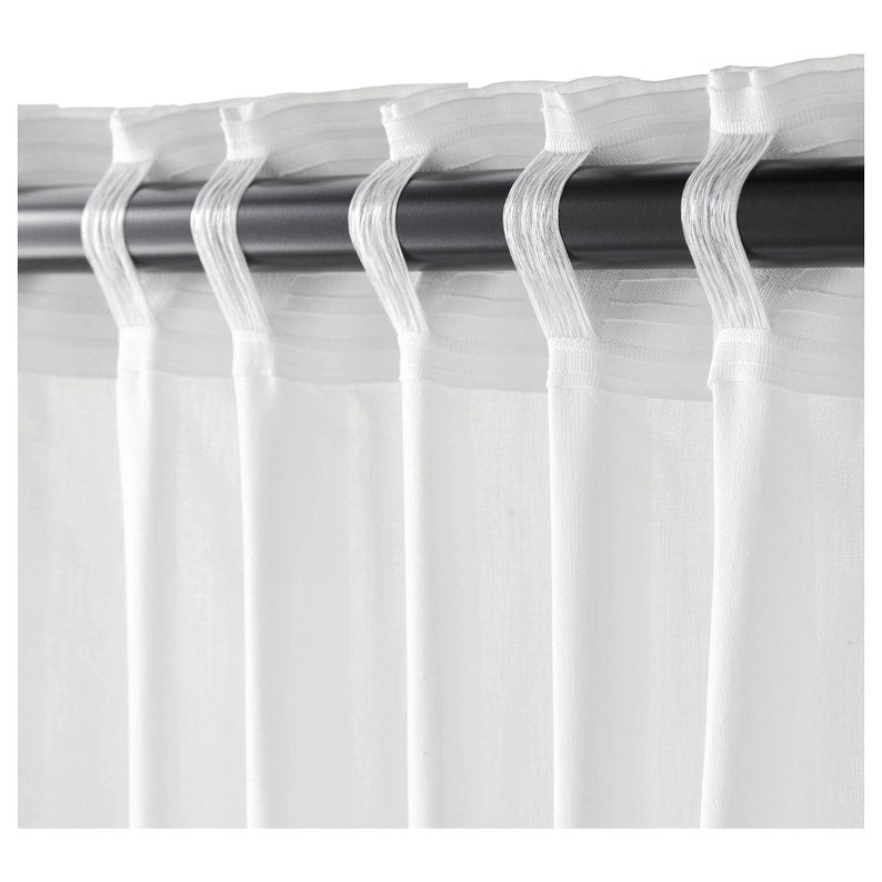 Wayzen Solid White Curtains