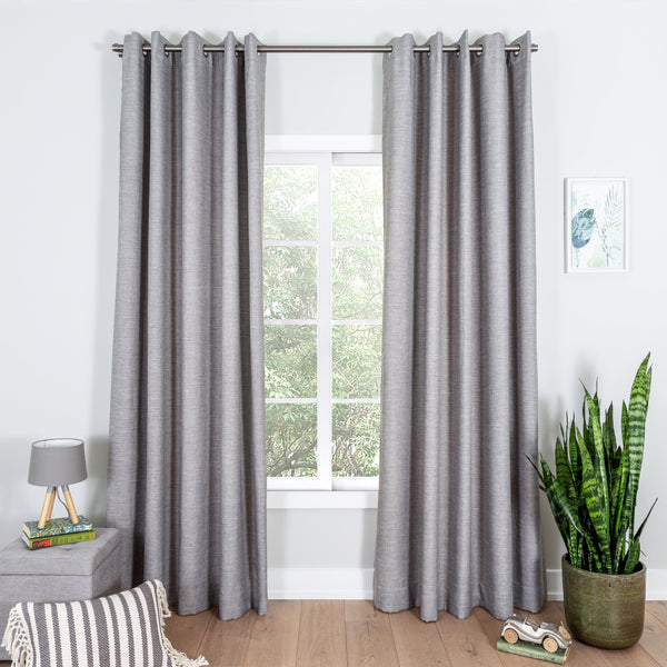 gray blackout curtains