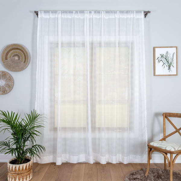 striped sheer curtains