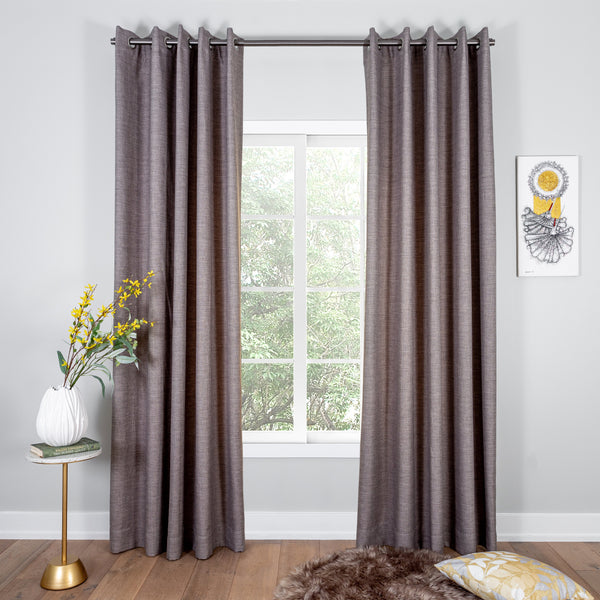 taupe blackout curtains